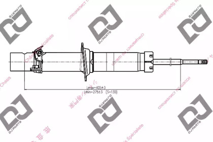 Амортизатор DJ PARTS DS1305GT